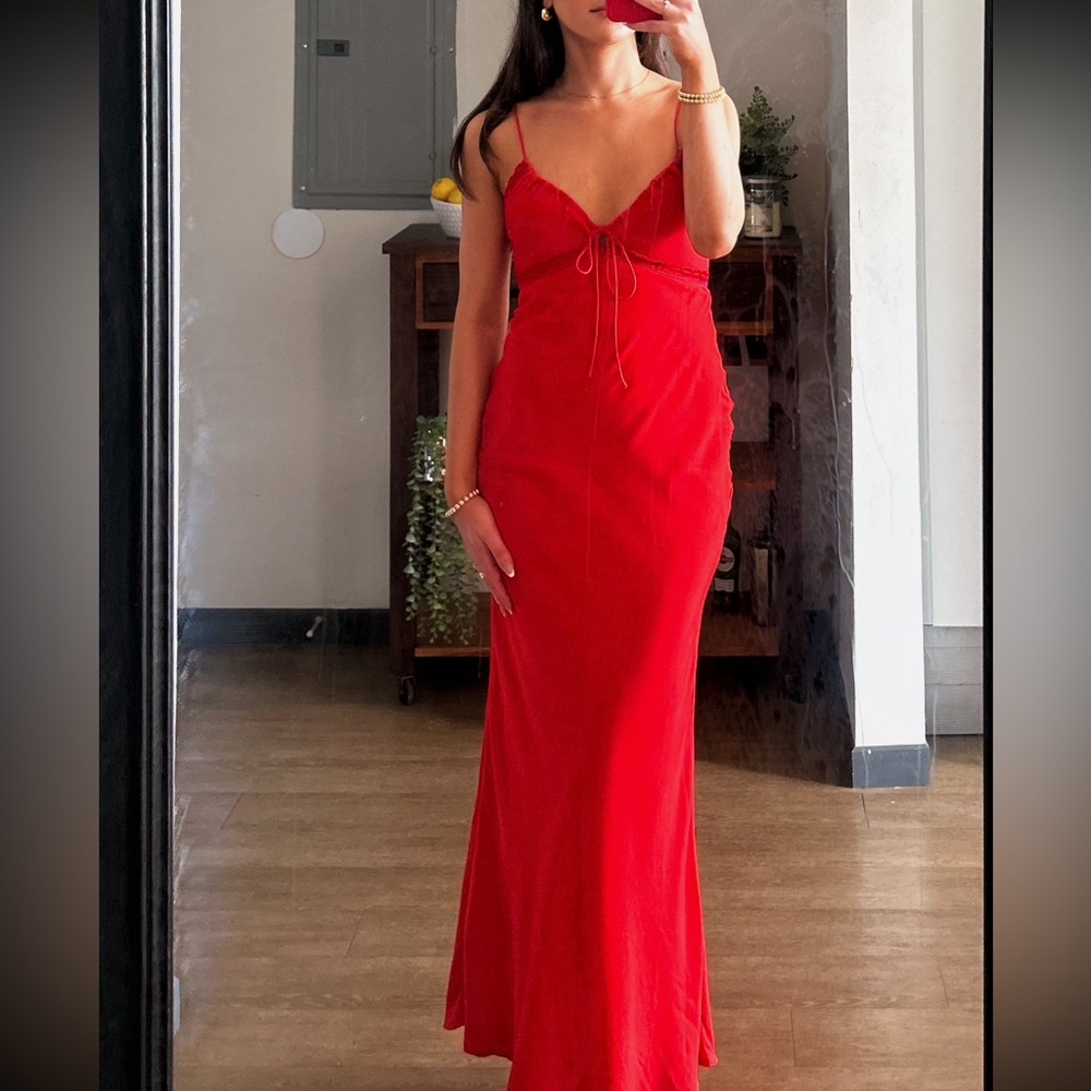 Red Emily Maxi Dress Princess Polly